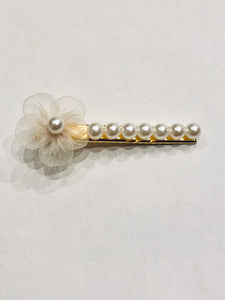 3” flower power pearl encrusted