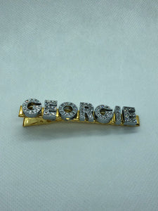 * Customize any 1-7 letters (gold clip) choose letter color